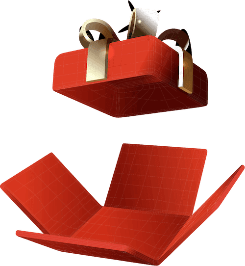Prize gift box
